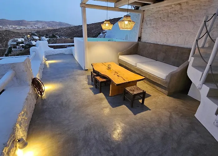 Вилла Chronos With Private Pool Mykonos Town